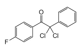 2,2-Dichloro-1-(4-fluorophenyl)-2-phenylethanone.