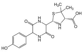 Amoxicillin (2S)-Piperazine-2,5-dione.
