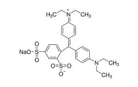 Patent blue V (VF), Dye Content: Min. 50%.
