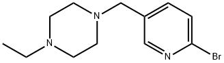 1-((6-Bromopyridin-3-yl)methyl)-4-ethylpiperazine.