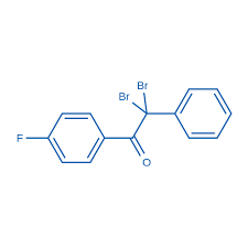 2,2-Dibromo-1-(4-fluorophenyl)-2-phenylethan-1-one.