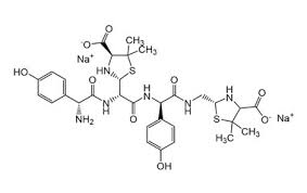 Amoxicillin Open Ring Decarboxylated Dimer Disodium salt.