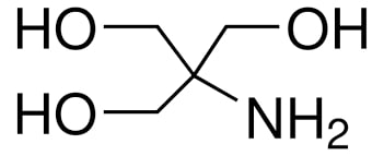 Tris(hydroxymethyl)aminomethane (Tris Buffer), LR, ≥99.8%.